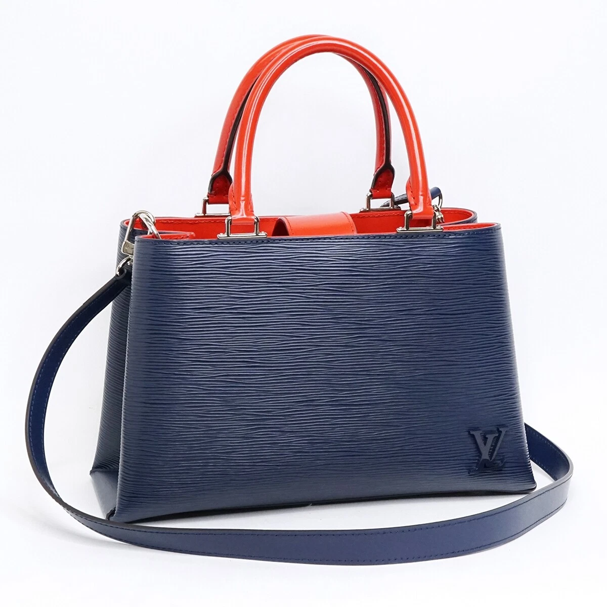 Louis Vuitton Coquelicot EPI Leather Kleber PM Bag