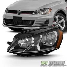 New [Left, Driver Side] 2015-2017 Volkswagen Golf MK7 Halogen Headlight Headlamp