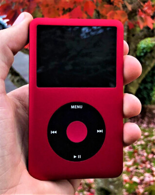 Apple iPod Classic 7. Generation 7G Rot Schwarz 2TB MP3 Player HÄNDLER GARANTIE