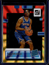 2022-23 Donruss #239 Trevor Keels Holo Red & Gold Laser Rated Rookie Knicks
