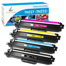 True Image TN227 Compatible High Yield Toner Cartridge For Brother (B, C, M, Y)