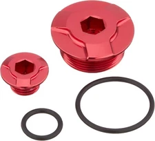New KITACO Timing Hole Cap Set (Red) CT125, Monkey 125,Grom,  753-1001020