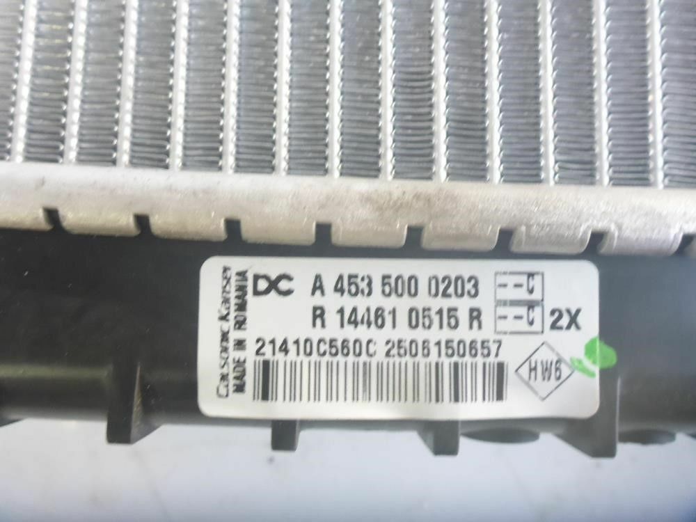 16 Smart Car Fortwo W453 Intercooler Radiator Assembly Damaged For Sale Online Ebay