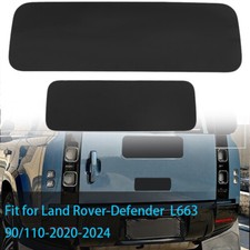 Coppia Piastra Copricerchio Posteriore Nera per Land Rover Defender 90 110 130 20-UP