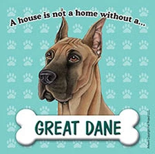 Great Dane Magnet - House Is Not A Home