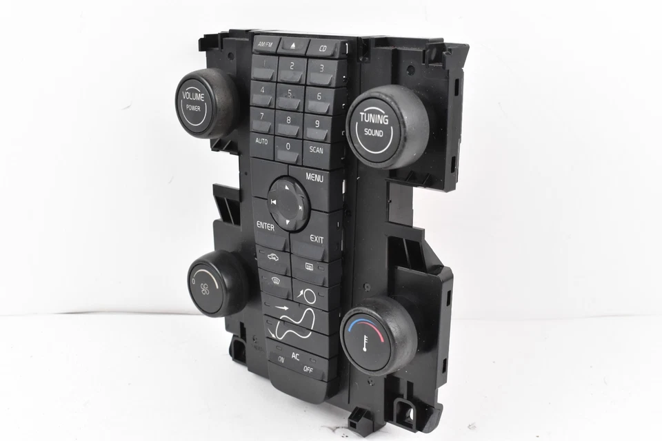 Panel de interruptor de control de clima de aire acondicionado OEM 2004-2013 Volvo S40 V50 C30 30739247 ✅ Foto 3 de 4