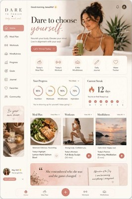 Empower Wellness: A Woman's Guide to Health Planning, Tracking, and Motivation