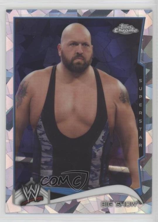 2014 Topps Chrome WWE Atomic Refractor Big Show #58 b8h