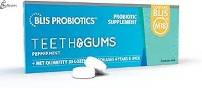 BLIS Teeth & Gums Oral Probiotics Lozenges for Mouth - Most Potent M18 Formula A