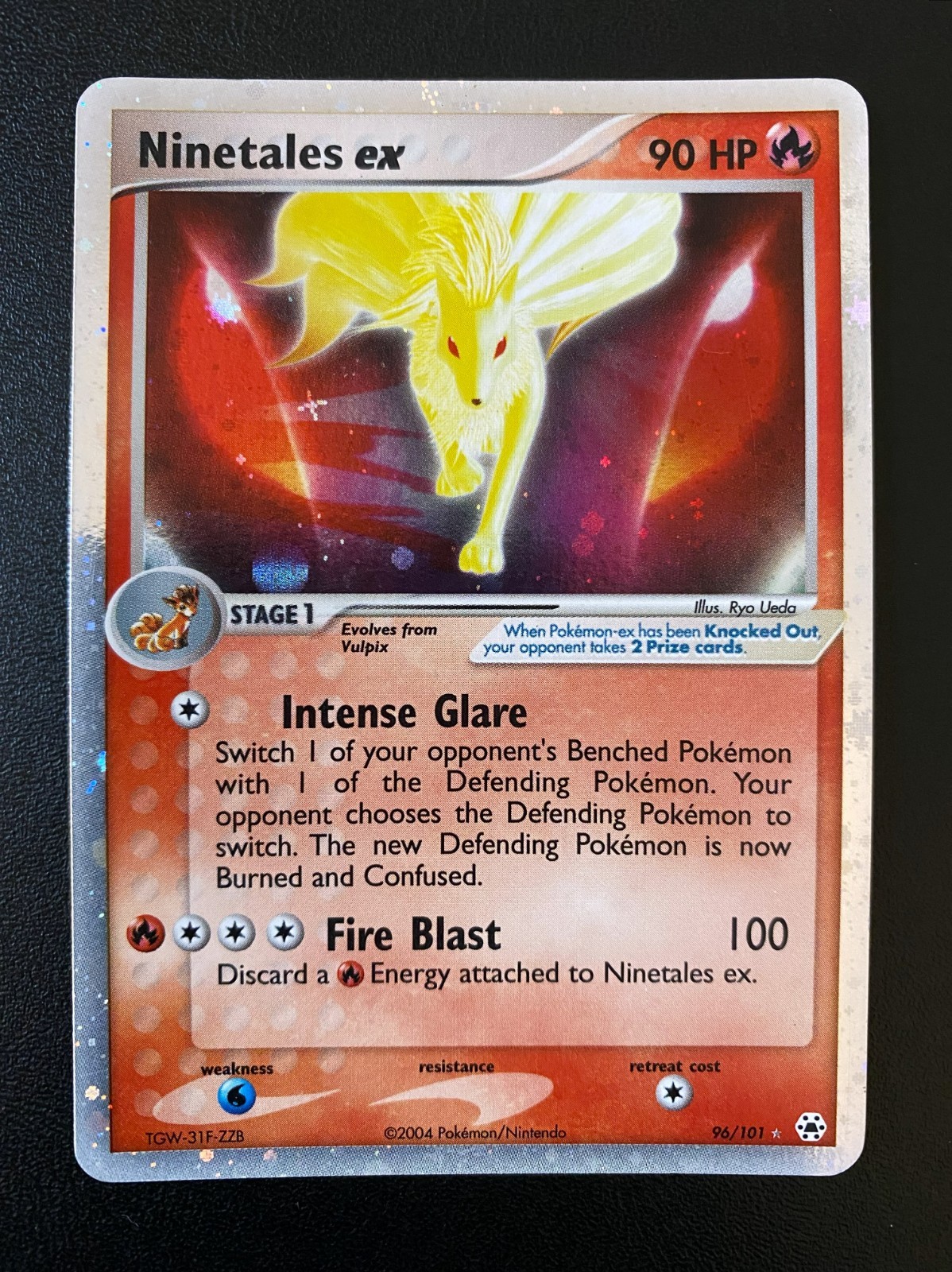 POKEMON NINETALES EX HOLO RARE 96/101 HIDDEN LEGENDS ENGLISH EX/NM