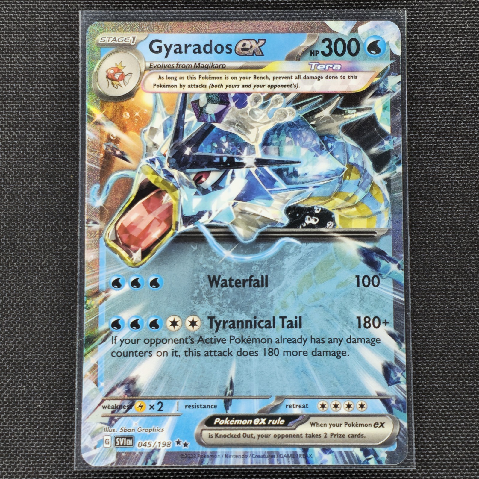 Gyarados ex - 045/198 - Double Rare - Scarlet & Violet - Pokemon Card - NM/M