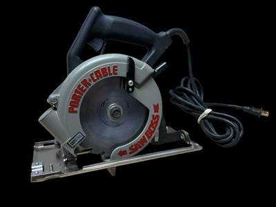 #ad Porter Cable Model 345 Heavy Duty SawBoss 6quot; Circular Saw USA Made 9A 6000 RPM $99.99