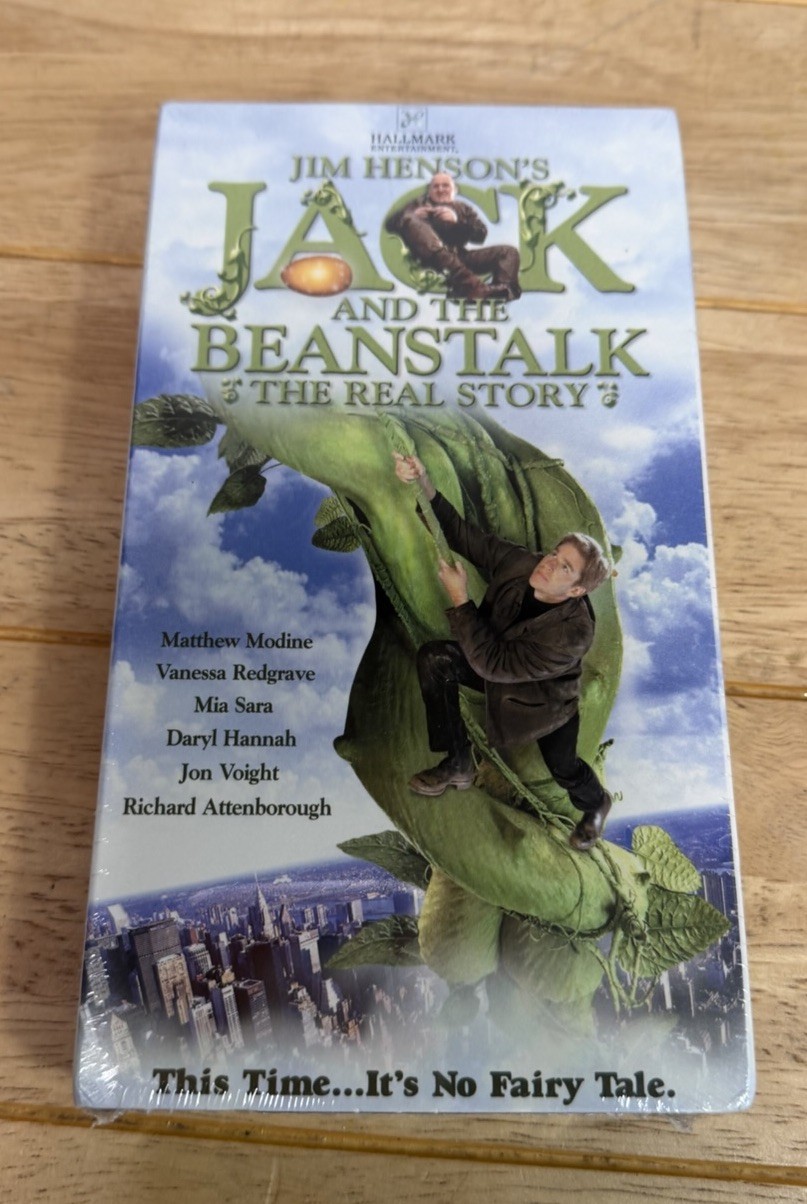 Jim Henson's Jack and the Beanstalk - The Real Story VHS Tape Brand New & Sealed
