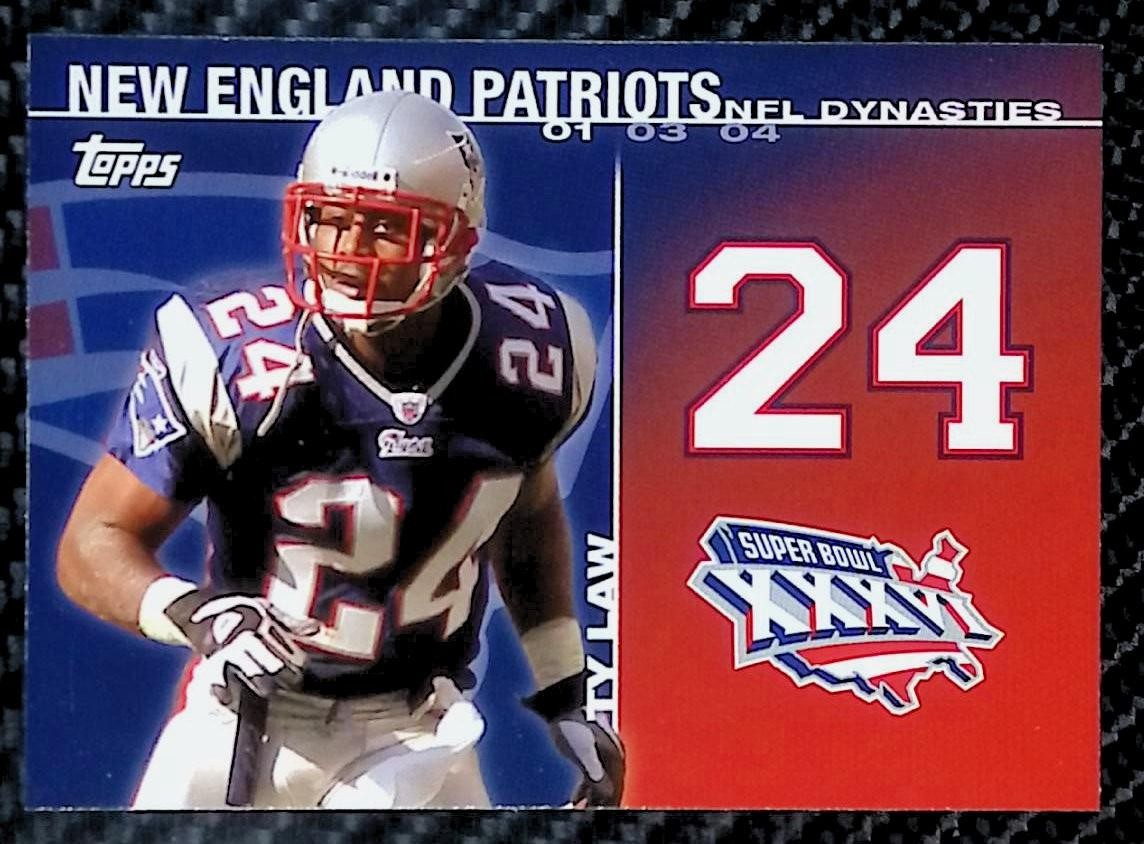 Ty Law - 2008 Topps #DYN-TL NFL Dynasties Tribute - New England Patriots