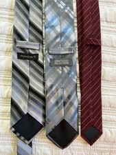 Kenneth Cole Reaction A|X|S|T Mens Tie Lot 3 ...