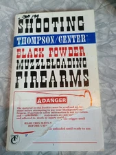 Thompson Center Black Powder Muzzleloader Firearms Manual