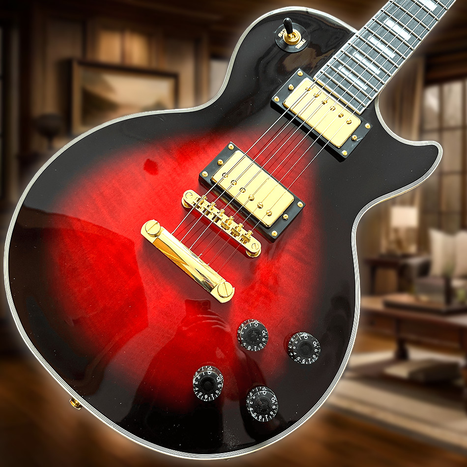 LP electric guitar Rosewood Fingerboard Solid Mahogany Body shipped from the USA