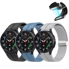 Samsung Galaxy Watch Silicone Band for 7 6 5 4 Pro Classic - 40mm-47mm Sizes