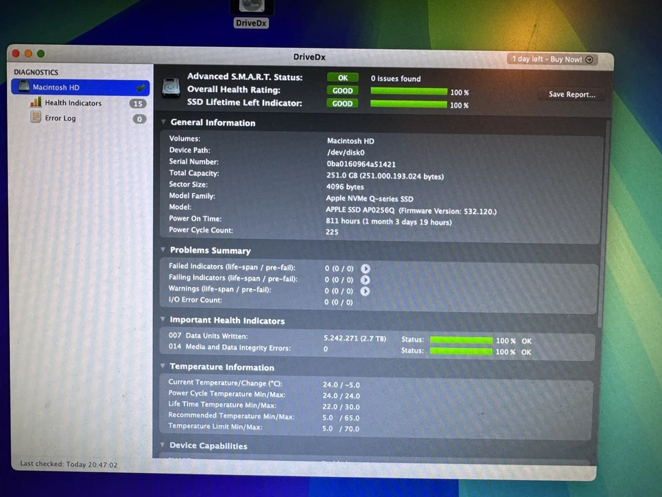 Apple Mac Mini M1 8GB RAM 256GB SSD in OVP + Rechnung (nur 800h gelaufen) - Bild 3 von 4