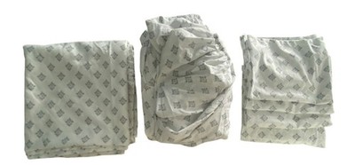 Title: South Point Home Fashions Queen 6 Piece Sheet Set Gray Medallion Costco