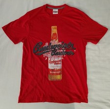 Genuine Original Budweiser Budvar Czech Premium Lager Short Sleeve TShirt Size M
