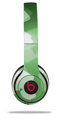 Skin Wrap for Beats Solo Wireless 2 3 4 Bokeh Squared Green SKIN ONLY