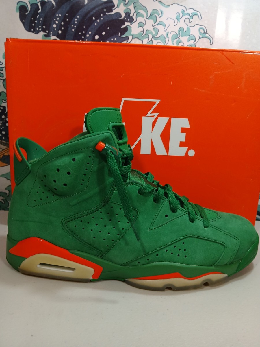 Air Jordan 6 Retro X Gatorade Green Like Mike Sz 11.5 AJ5986 335