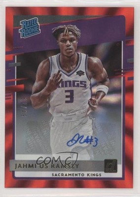 2020 Donruss Red Laser Signatures 32/49 Jahmi'us Ramsey #247 Rookie Auto RC 5l1