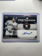 2020 Topps #PPA-JA Jose Altuve Postseason Performance Autographs #/25