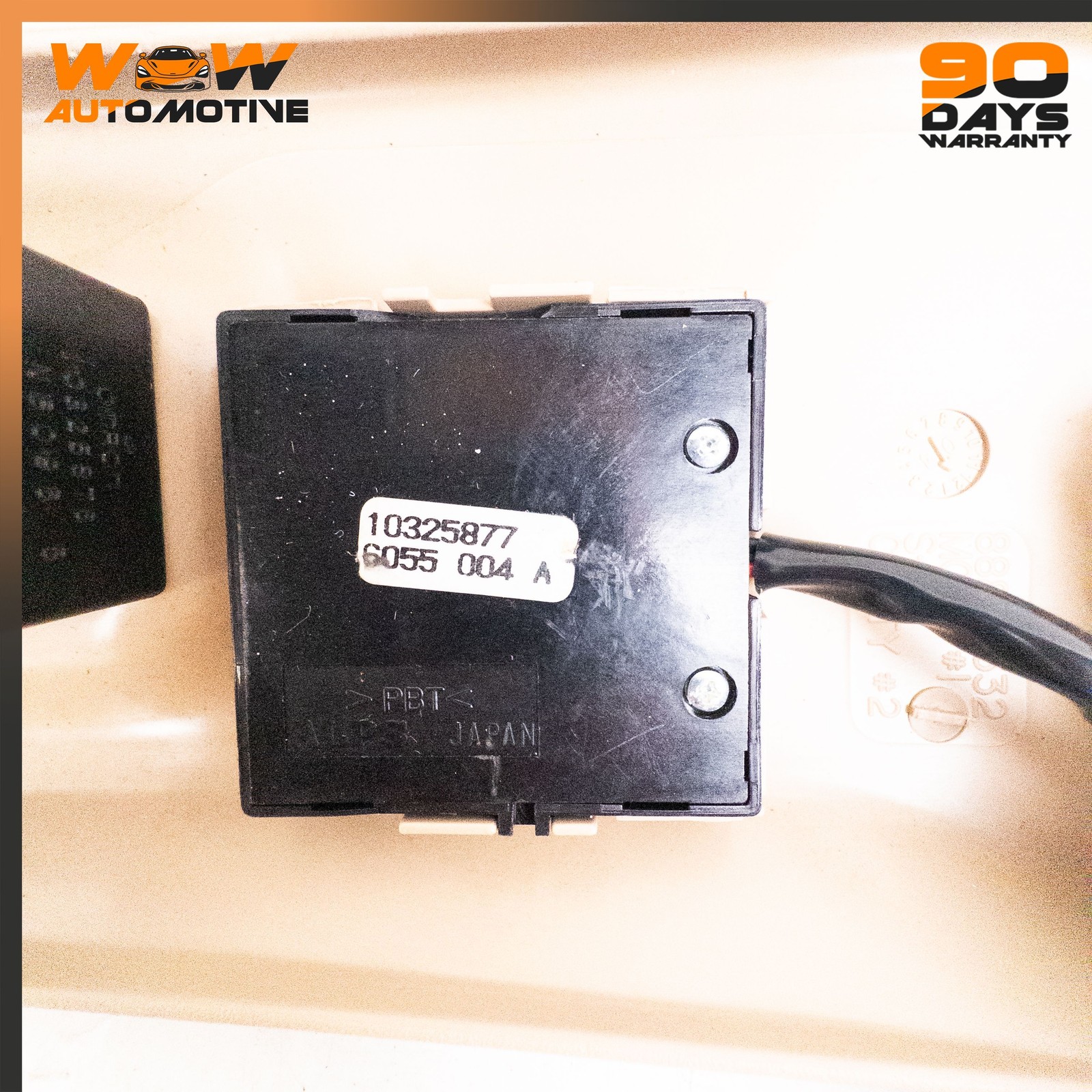 05-13 CHEVROLET CORVETTE FRONT RIGHT SEAT CUSHION PANEL SWITCH ASSEMBLY OEM
