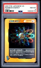 2001 POKEMON JAPANESE VS RAINBOW ENERGY-HOLO PSA 8