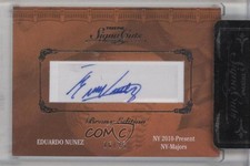2011 TRISTAR Signa Cuts Cut Auto Silver 16/25 Eduardo Nunez Cut Signature 1r9