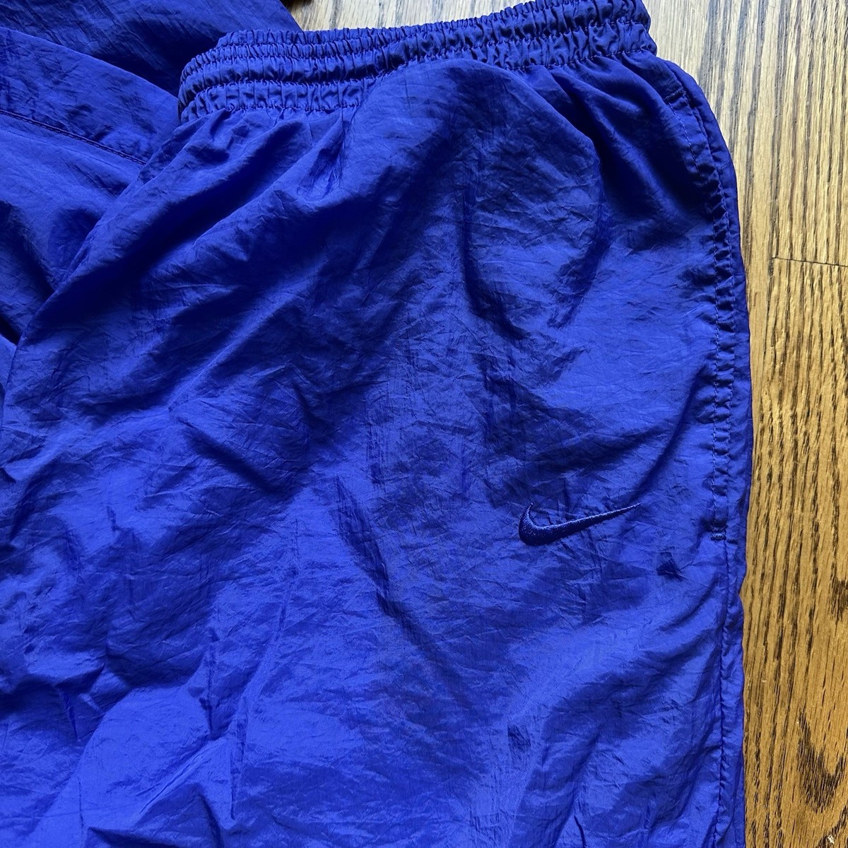 Vintage 90s Nike Windbreaker Track Suit Men's XL Back Swoosh Blue