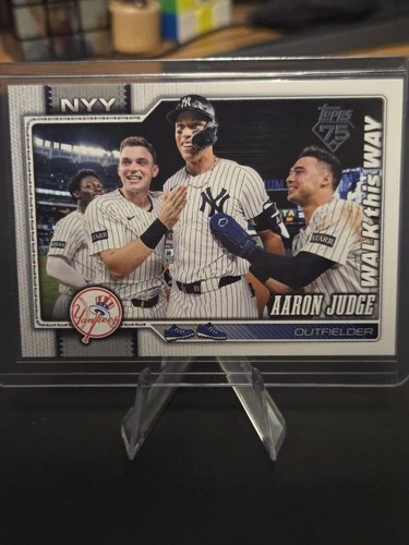 Aaron Judge 2026 Topps Series 1 Celebration SP Walk This Way Variation Card #1