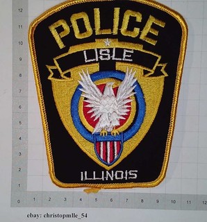 Illinois USA Lisle Police Department CPD Patch Polizei Abzeichen Sheriff