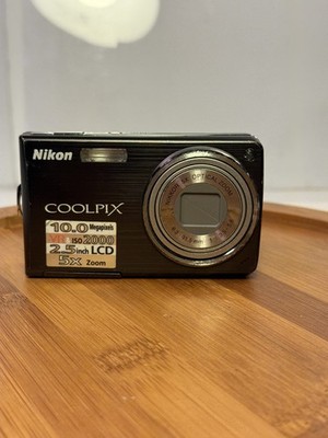 Nikon Digital Camera Coolpix S550 10.0MP Black Tested - Works