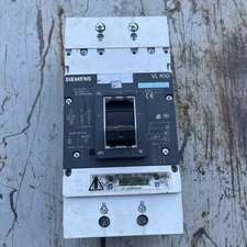 Siemens VL400 400A 3-Pole Molded Case Circuit Breaker VL Frame VL400N Used