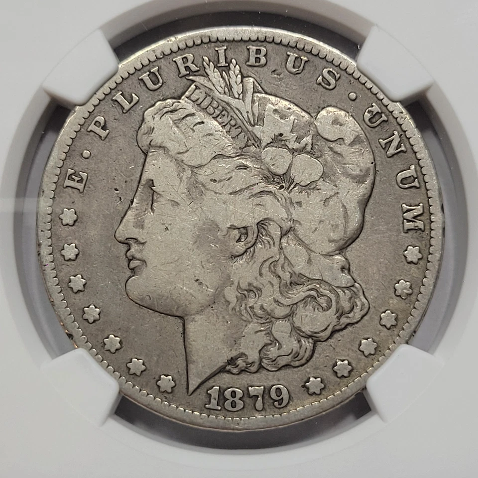 1879 CC $1 Morgan Silver Dollar NGC VG 8 Capped CC VAM-3 Carson City *M98 - Image 2 of 4