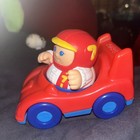 Weebles Wobble 1990 Playskool Red Race Car and Driver 7 Weeble — photo 2