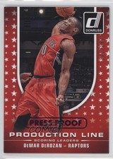 2014 Donruss Production Line Scoring Press Proof Purple /199 DeMar DeRozan 02v3
