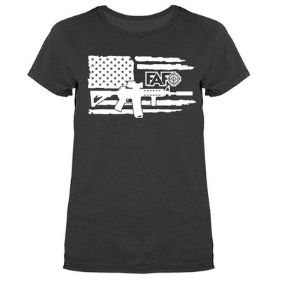 FAFO 2A Pro Gun Rights Patriotic American Flag Women's T-shirt
