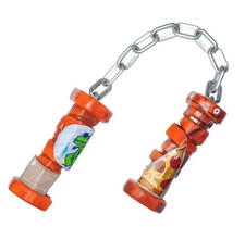 TMNT Nunchucks - Mikey - Plastic - Licensed Costume Accessory - Weapon Prop