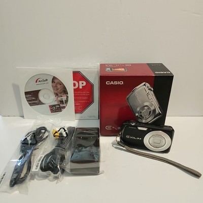 Casio Digital Camera Exilim EX-S5 10.1MP  Black with accessories Tested