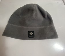 Columbia Fleece Beanie Hat Size S/M Gray Omni Heat Thermal