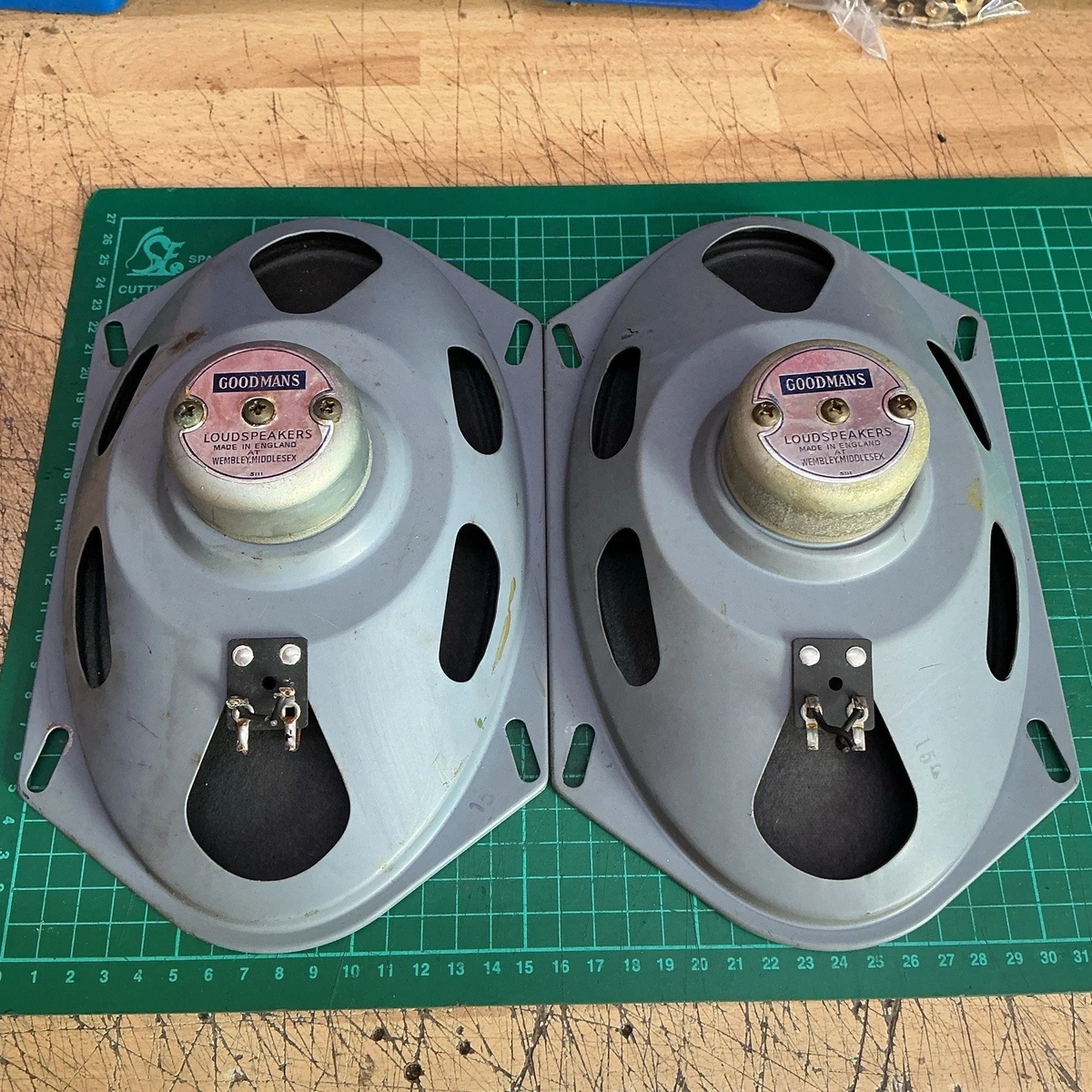 希少 ビンテージ 英国 Lectrona (Goodmans) 8インチ Goodmans Speakers in Vintage Speakers for sale | eBay UK