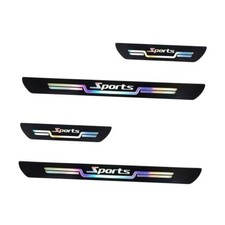 4PCS Car Door Sill Protector, Anti-Scratch Door Edge Guards, Waterproof Black