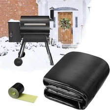 Insulated Grill Blanket Helps Maintain Heat in Winter - Cuttable Insulation Smok