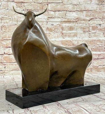 Fernando Botero ''The Bull'' Art Bronze Sculpture, Sealed, Signed Hot Cast Gift NR