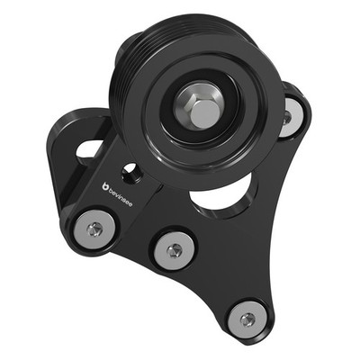 BEVINSEE Billet Manual Belt Tensioner With Pulley For LS Truck 4.8L 5.3L 6.0L