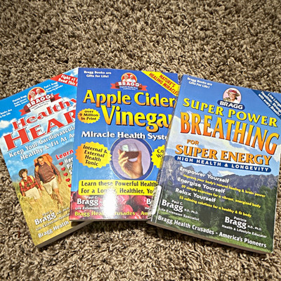 Bragg Health Crusades Lot of 4 Trade PB by Paul C. & Patricia Bragg + ACV